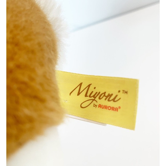 Aurora World Miyoni Bunny Rabbit Stuffed Animal Plush 8 Inch Brown White - Picture 2 of 9